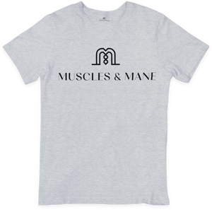 MUSCLES & MANE (youth/grey)